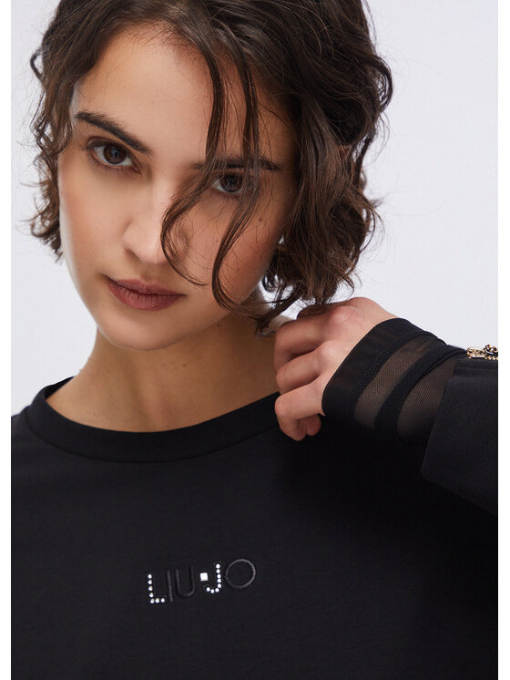 Liu Jo Liu Jo Felpa TA6092FS09022222 Nero Regular Fit