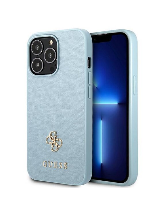 Etui na telefon Guess, Niebieskie, iPhone 13 Pro
