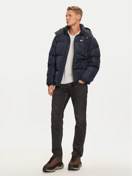 Tommy Jeans Tommy Jeans Μπουφάν πουπουλένιο Alaska DM0DM19537 Σκούρο μπλε Loose Fit