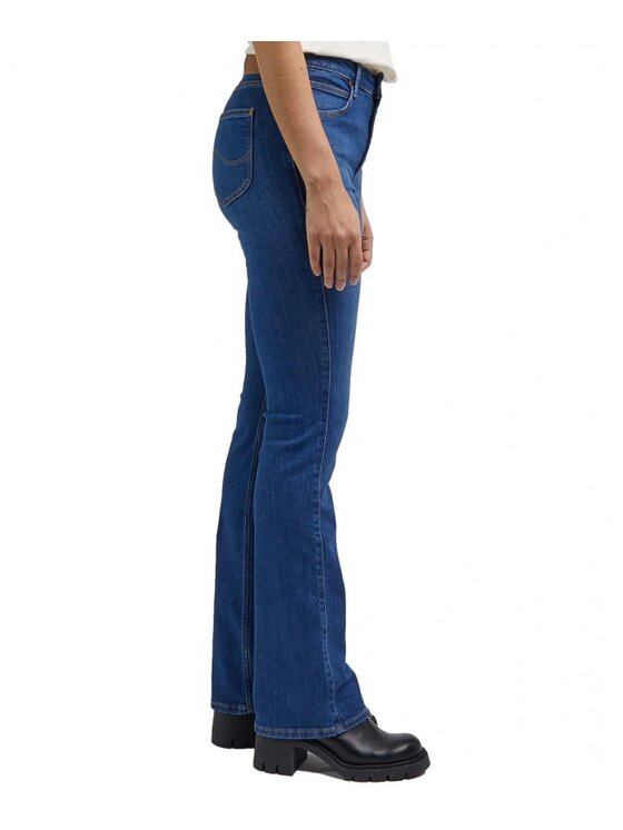 Lee Lee Jeansy BREESE BOOT IN AZURE WAVE Niebieski Bootcut Fit