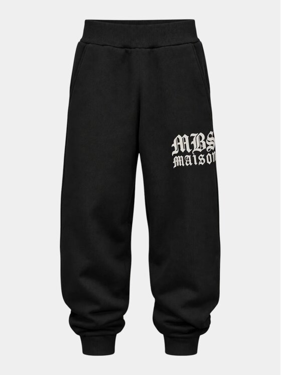 MADE BY SOCIETY MADE BY SOCIETY Spodnie materiałowe Wraith - P37868 Czarny Basic Fit