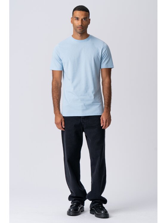TeeShoppen TeeShoppen T-Shirt 'Basic Collection' Niebieski Regular Fit