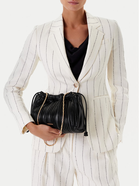 Calvin Klein Calvin Klein Käekott Drawstring Plisse Crossbody LV04F3076G Must