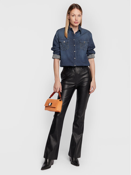 Liu Jo Liu Jo Hemd UF2107 D4555 Blau Regular Fit