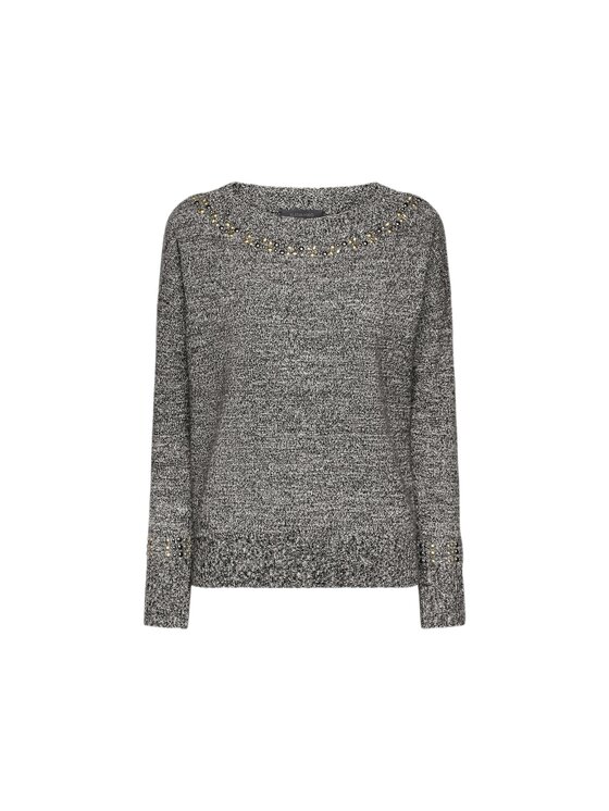 Elena Mirò Elena Mirò Maglione M459Z000590N0S2 Grigio Boxy Fit
