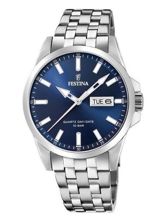 Festina Festina Zegarek F20357/3 Srebrny