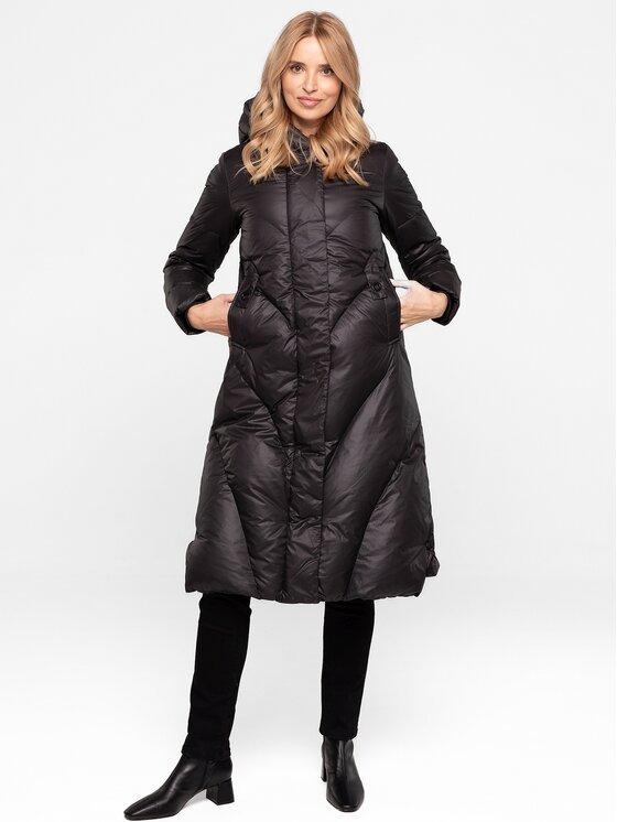 Perso Perso Dámská bunda BLH251037FX Černá Regular Fit