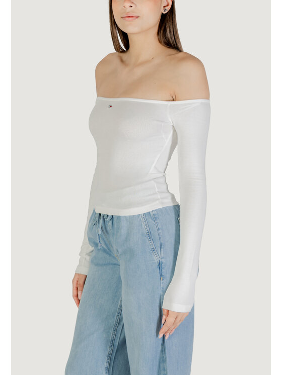 Tommy Jeans Tommy Jeans T-shirt TJW SLIM ESSENTIAL B Bianco Slim Fit