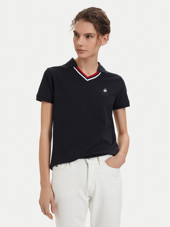Beverly Hills Polo Club Beverly Hills Polo Club Polo P-SS26W-P2217 Σκούρο μπλε Regular Fit