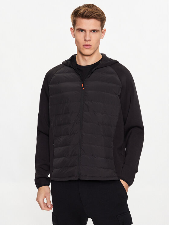 Wrangler Wrangler Bunda pro přechodné období Athletic Hybrid WA4MY3101 112324777 Černá Regular Fit