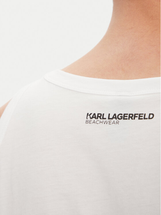 KARL LAGERFELD KARL LAGERFELD Tank top A1M46069 Bijela Regular Fit
