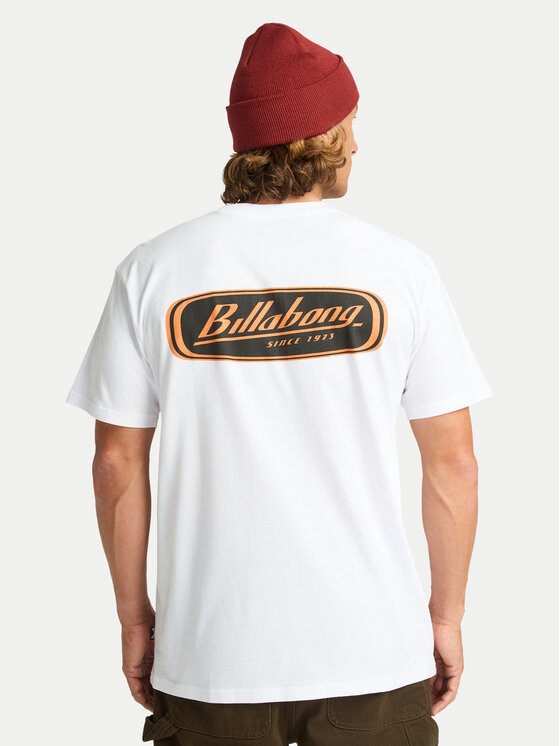 Billabong Billabong T-shirt Runner Up EBYZT00361 Bianco Regular Fit