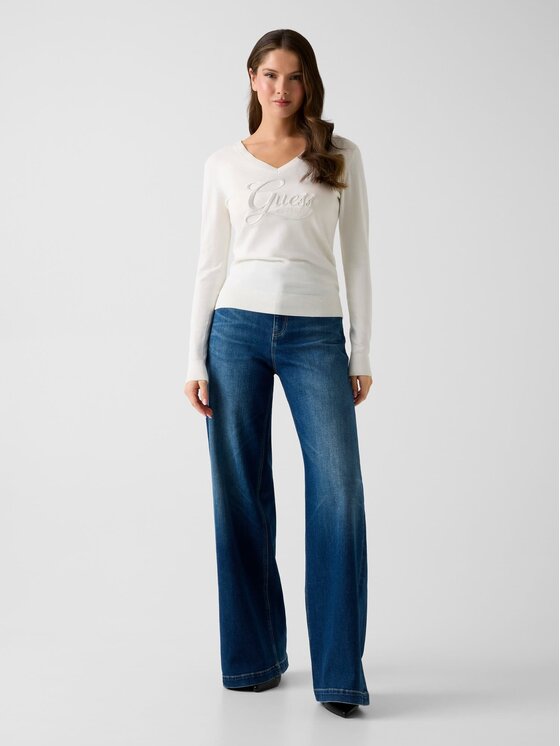 Guess Guess Maglione 180350 Bianco Classic Fit