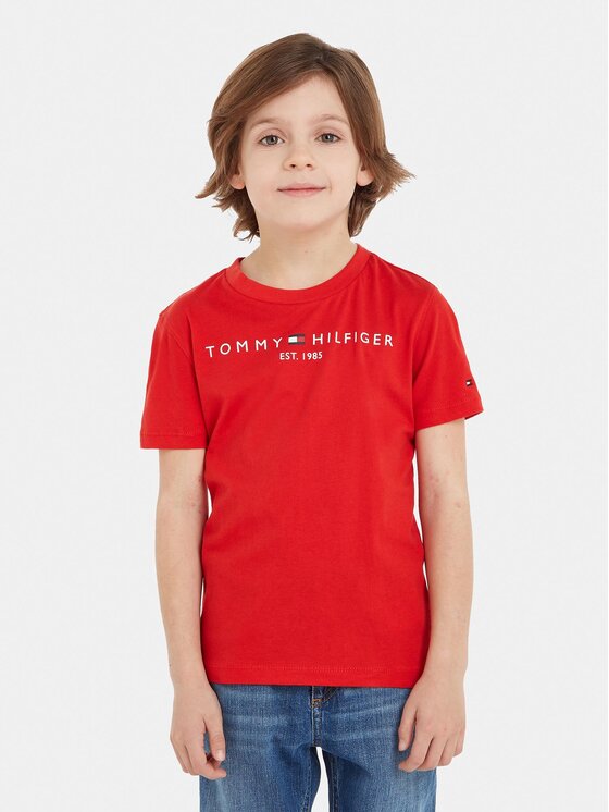 Tommy Hilfiger Tommy Hilfiger T-Shirt Essential KS0KS00210 S Červená Regular Fit