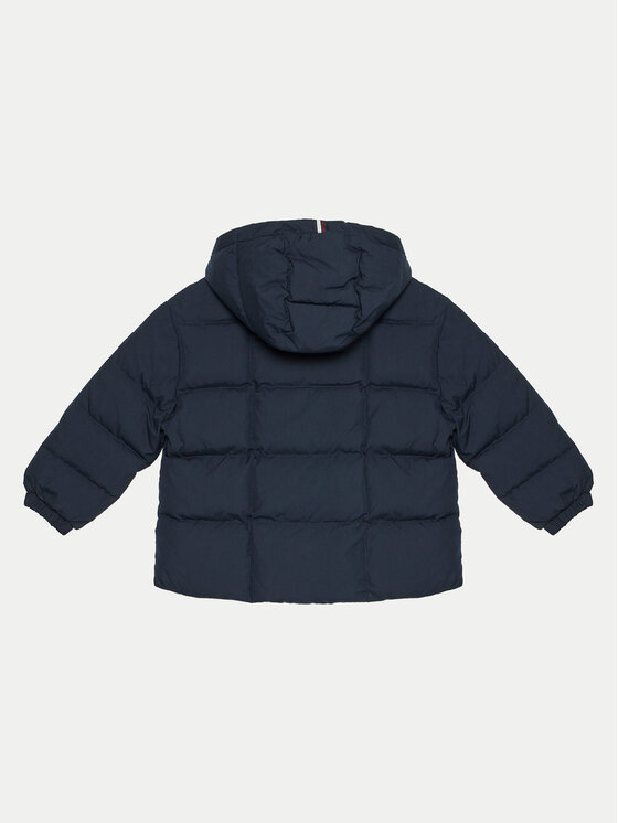 Tommy Hilfiger Tommy Hilfiger Kurtka puchowa KG0KG08392 M Granatowy Regular Fit