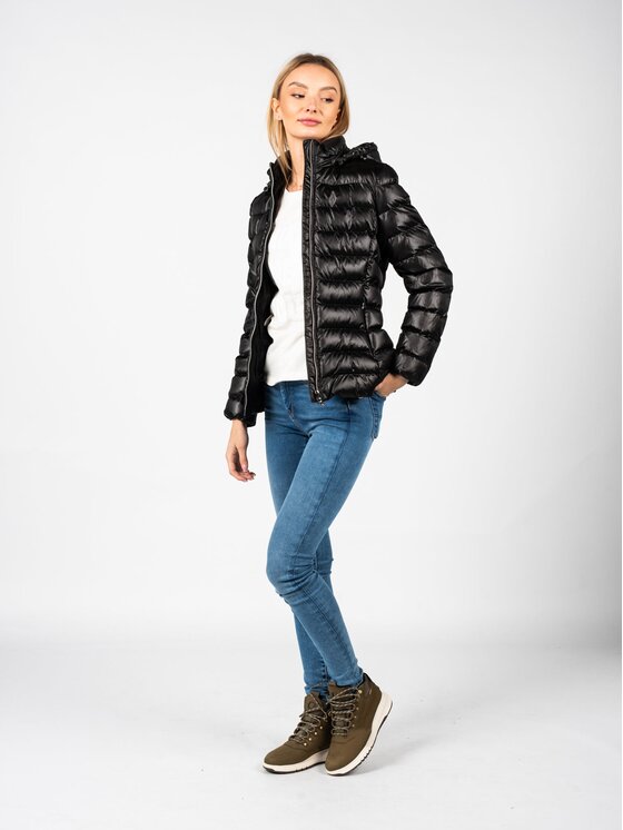Geox Geox Kurtka przejściowa W1428R T2843 Czarny Slim Fit