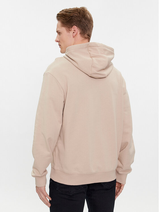 HUGO Hugo Majica dugih rukava Dapo 50486478 Bež Relaxed Fit