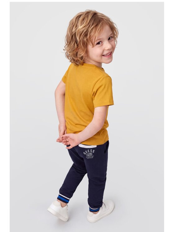 Guess Kids Guess Kids T-Shirt 185387 Pomarańczowy Classic Fit