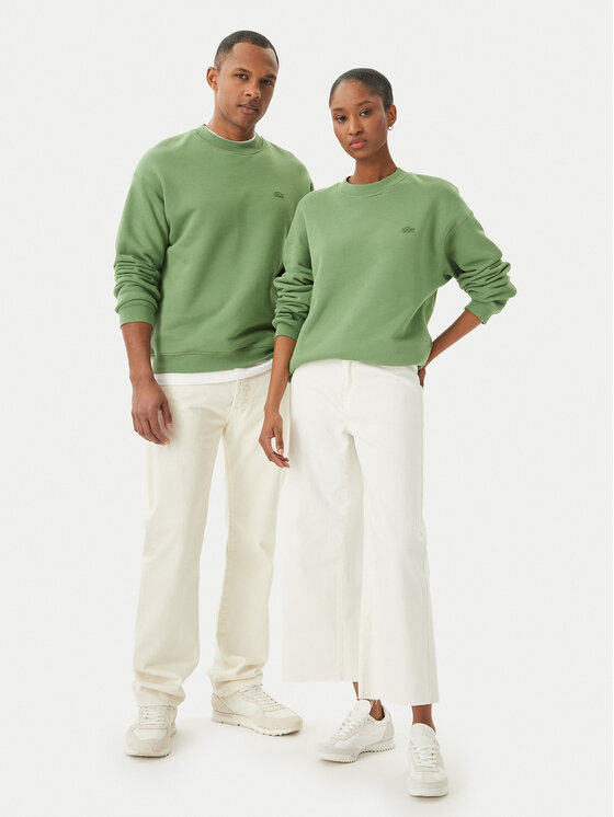 Lacoste Lacoste Džemperis ar kapuci SH7745 Gaiši zaļa Regular Fit