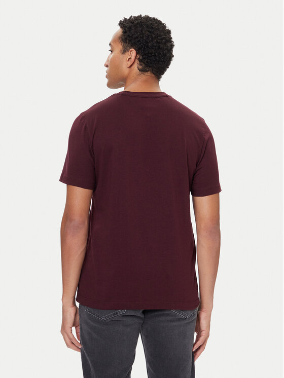Tommy Hilfiger Tommy Hilfiger T-Shirt Ess Seasonal MW0MW39995 Bordó Regular Fit