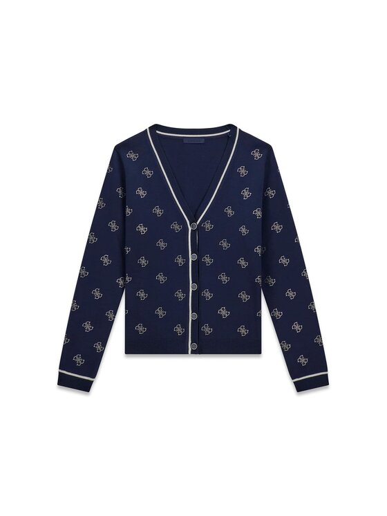 Guess Guess Sweter 181277 Niebieski Classic Fit