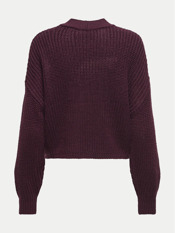ONLY ONLY Ζακέτα Carol 15211521 Μπορντό Regular Fit