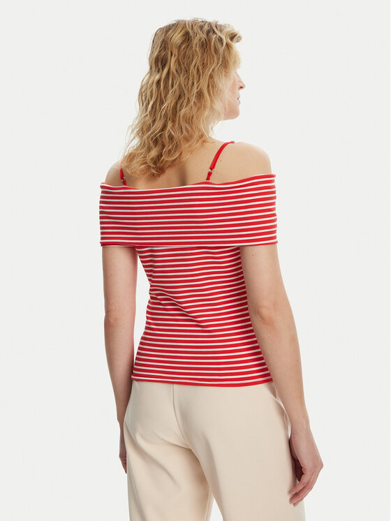 Morgan Morgan Bluza 241-DROPEZ Rdeča Slim Fit
