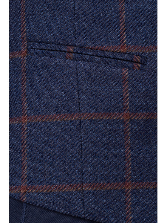 Lancerto Lancerto Kamizelka KA131223000002 Granatowy Slim Fit