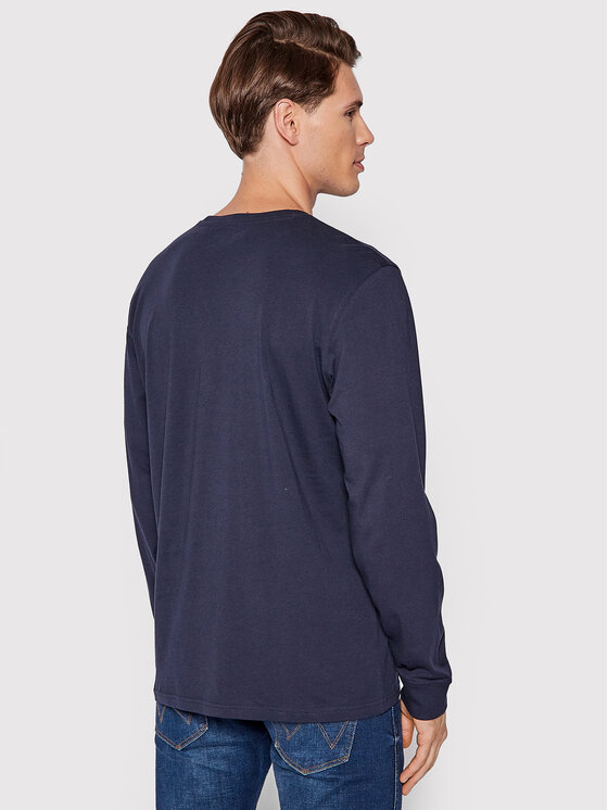 Lee Longsleeve L60RFQ35 112140336 Granatowy Regular Fit