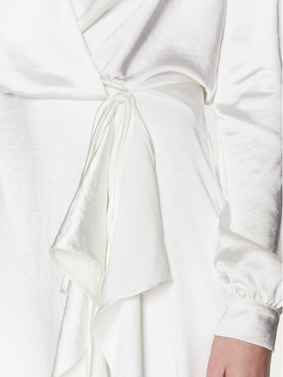 PINKO Pinko Kokteilikleit 100295 Z345 Valge Regular Fit
