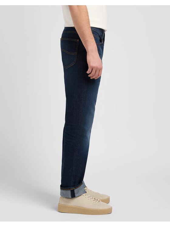 Lee Lee Jeansy WEST Granatowy Straight Fit