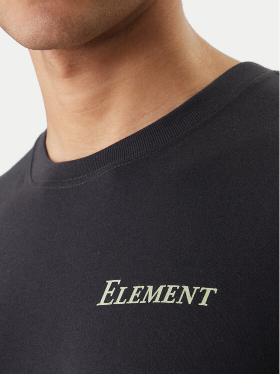Element Element Marškinėliai Open Hills ELYZT00580 Juoda Regular Fit