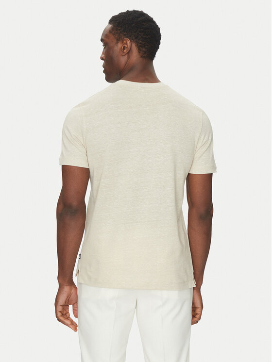 BOSS BOSS T-Shirt H-Thompson 28 50537488 Beżowy Regular Fit