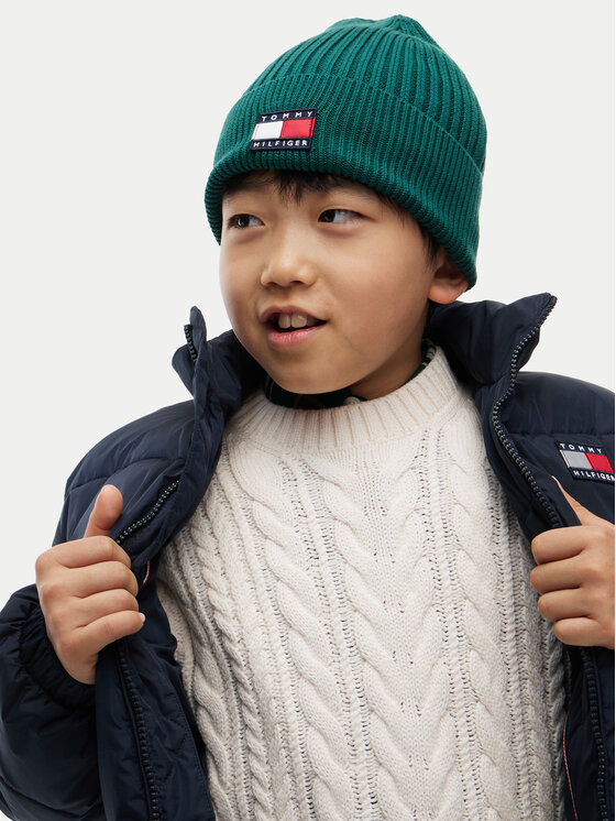 Tommy Hilfiger Tommy Hilfiger Prijelazna jakna Essential KB0KB10706 Tamnoplava Loose Fit