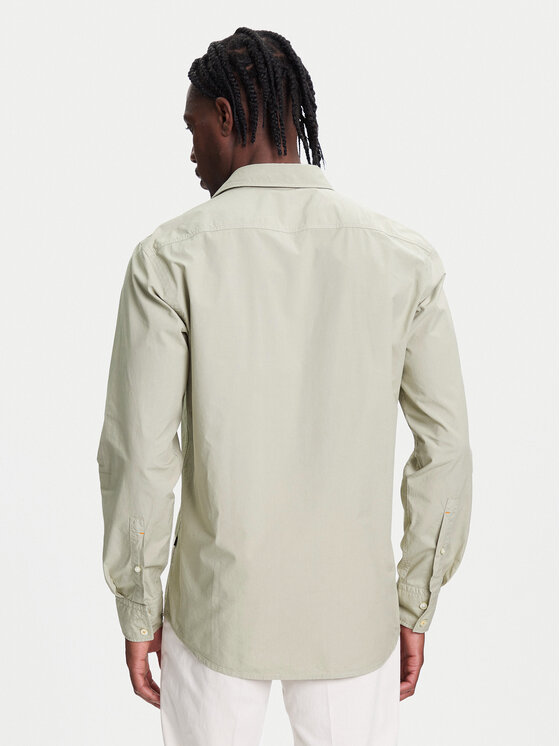 BOSS BOSS Koszula Relegant 50518304 Zielony Regular Fit