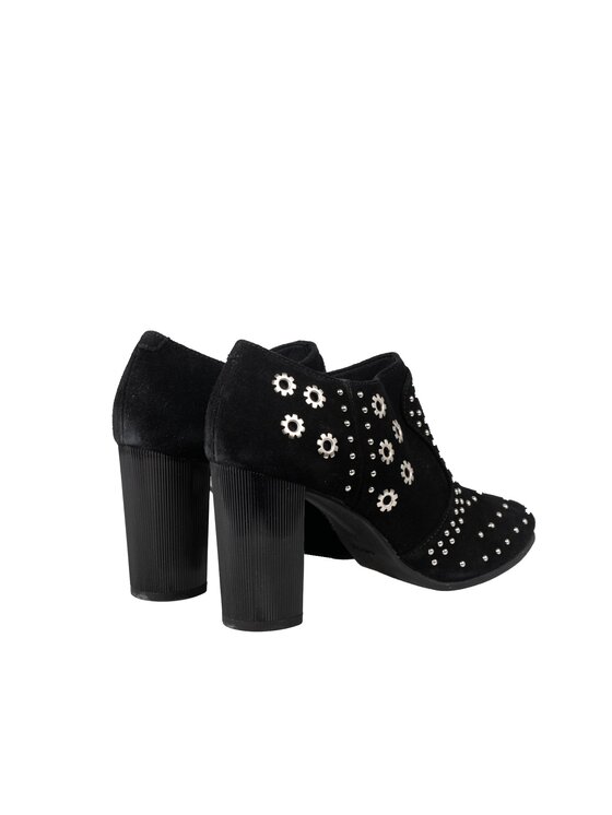 Geox Geox Polokozačky D94EEB 00023 Černá