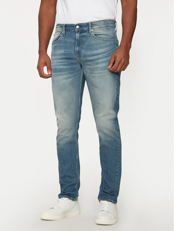 Pánské Jeansy Calvin Klein Jeans, Velikost:29/32, Barva: Modrá, J30J326361