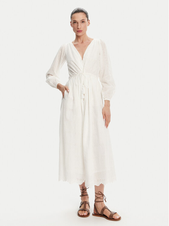 Pepe Jeans Pepe Jeans Nyári ruha Deepty PL953693 Fehér Regular Fit
