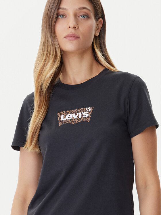 Levi's® Levi's® Тишърт Perfect A2086-0425 Черен Straight Fit