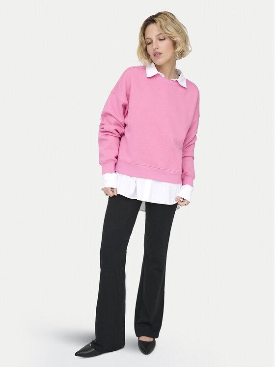ONLY ONLY Felpa Best 15338727 Rosa Regular Fit