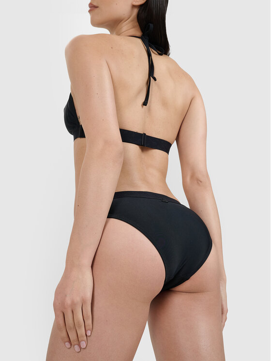 4F 4F Μπικίνι κάτω μέρος BEACHWEAR BASIC Μαύρο