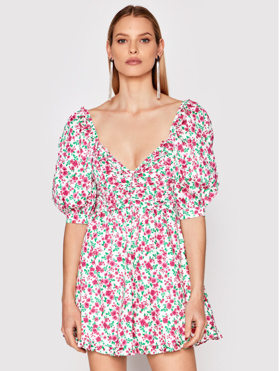 Abito da cocktail Petal CD2328 Multicolore Regular...