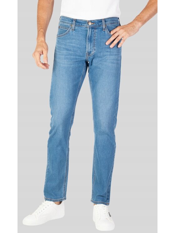 Lee Lee Jeansy Daren Zip Fly Niebieski Regular Fit