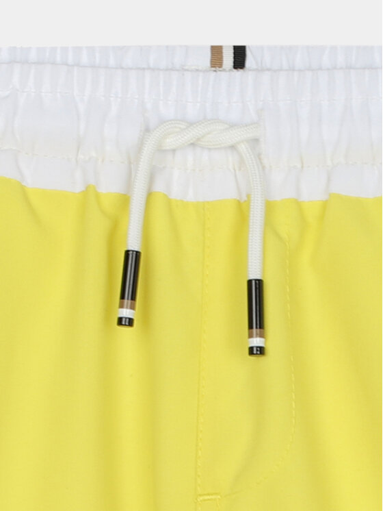 BOSS Boss Peldšorti J50668 S Dzeltens Regular Fit