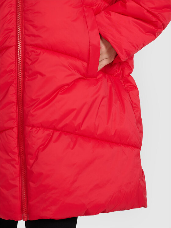 4F 4F Kurtka puchowa OUTERWEAR Czerwony Regular Fit