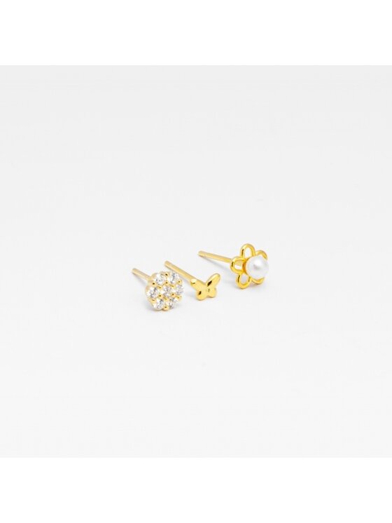 ANIA KRUK ANIA KRUK Piercing SMVKS0430Z Żółte złocenie