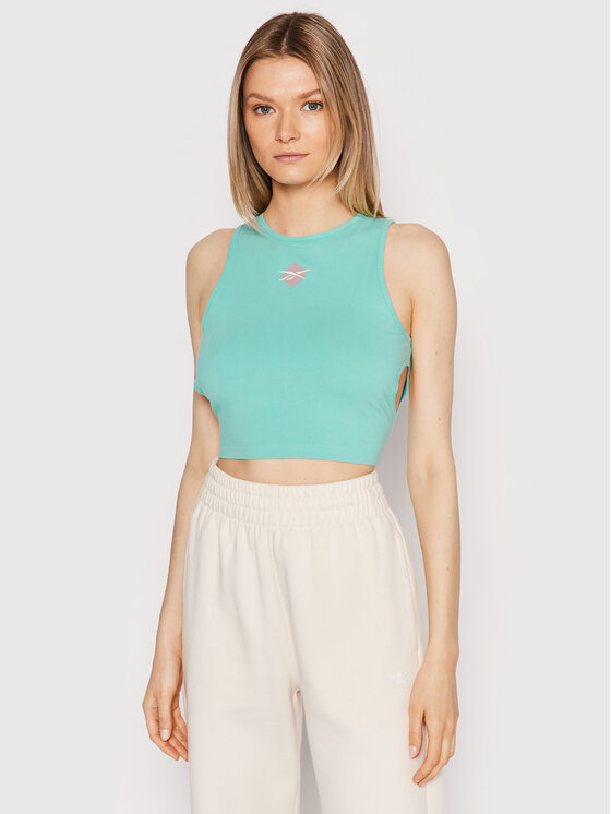 Női Felső Reebok, Méret: XS, Zöld, Classics Graphic HG1154