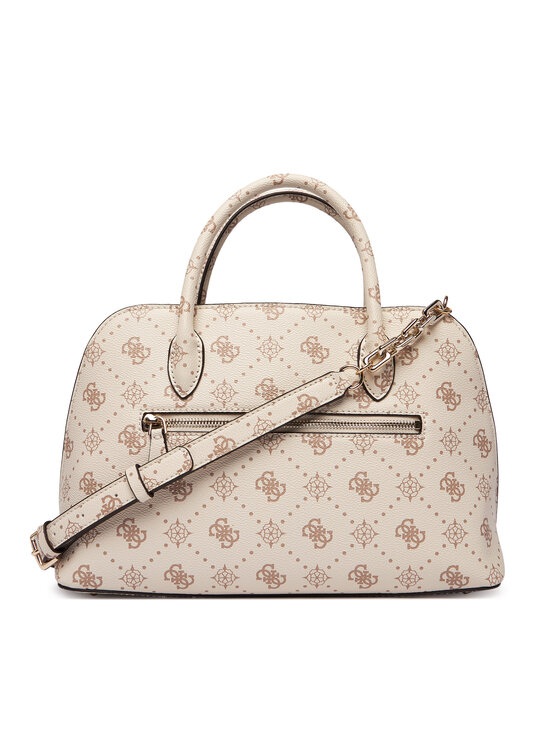 Guess Guess Дамска чанта Emelie Logo HWGP99 28060 Екрю