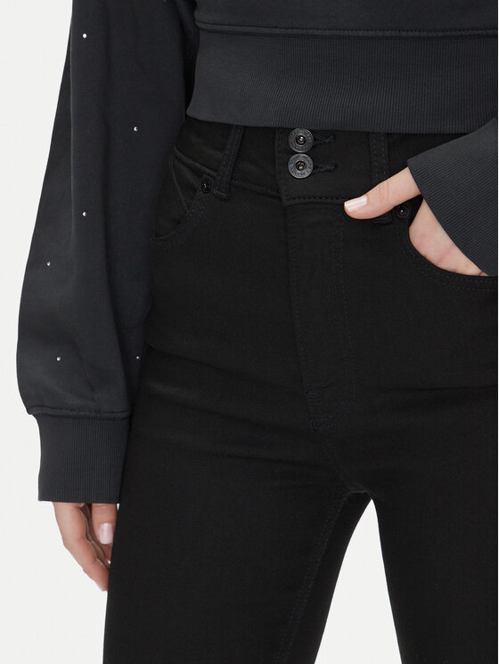 Pepe Jeans Pepe Jeans Blugi PL204905 Negru Flare Fit