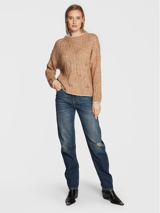 Liu Jo Liu Jo Pullover WF2510 MA05N Beige Regular Fit